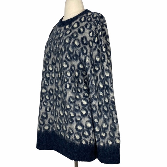 CURRENT ELLIOTT The Cali Leopard Print Pullover Sweater - Picture 3 of 7